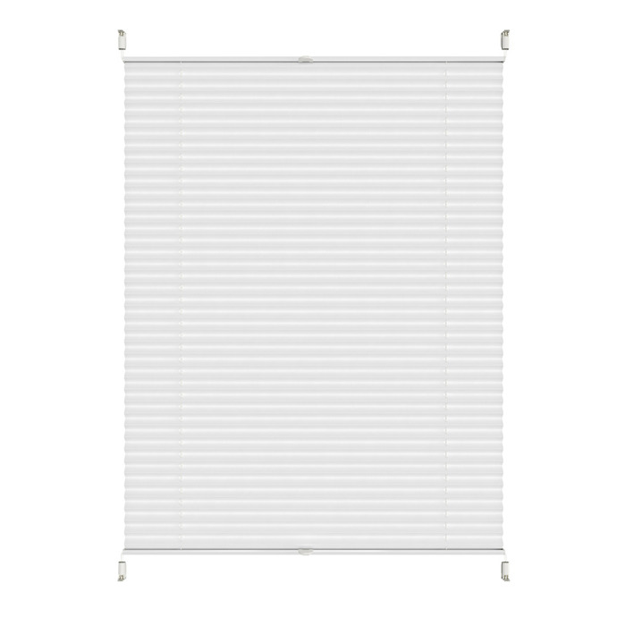 Plisségardin Touch Up & Down Vit 80 x 130 cm